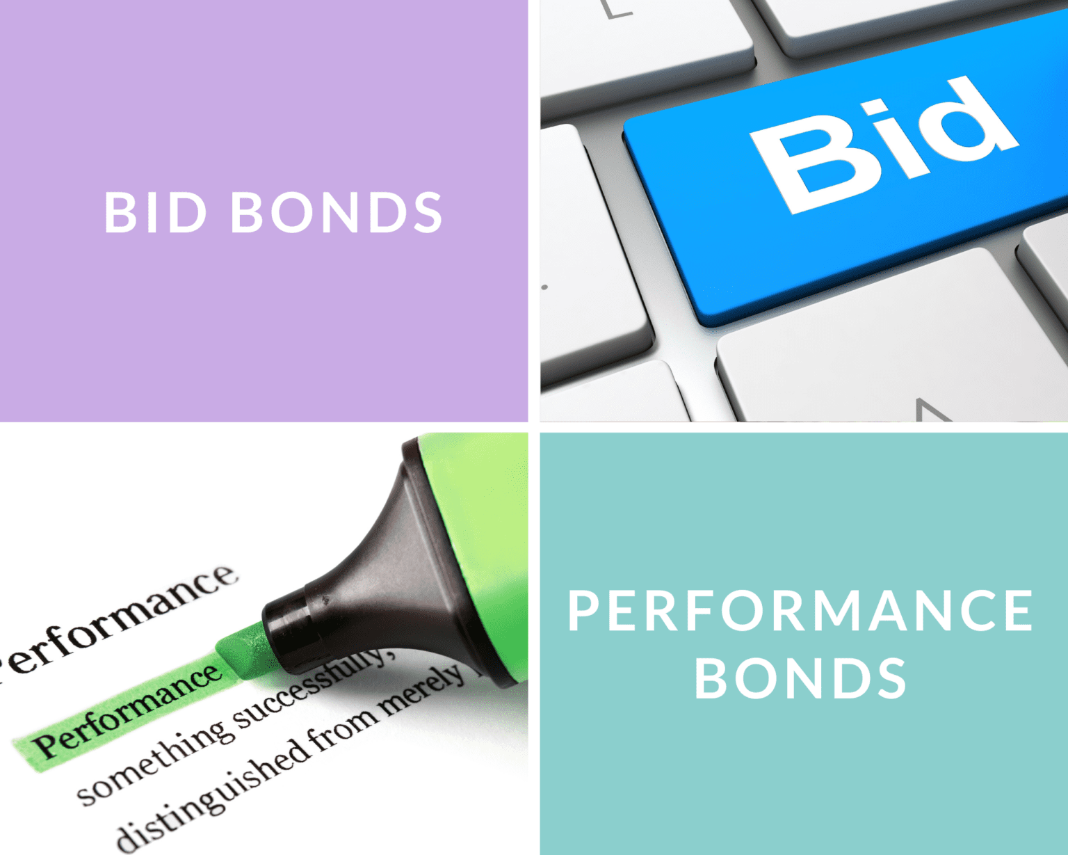 Bid Bonds vs. Performance Bonds