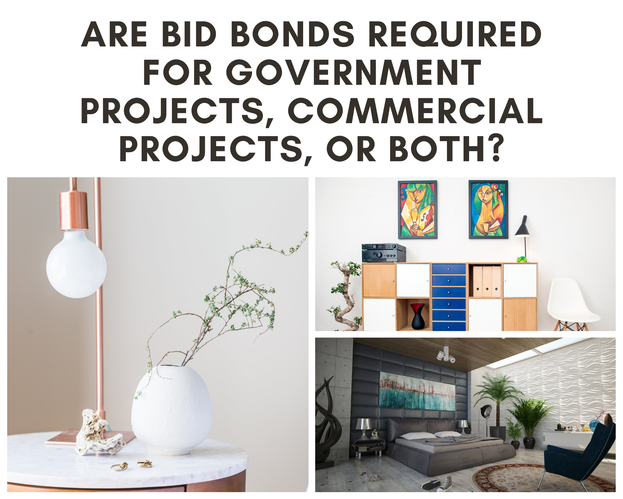 bid bonds - are bid bonds required for private projects - home interior design