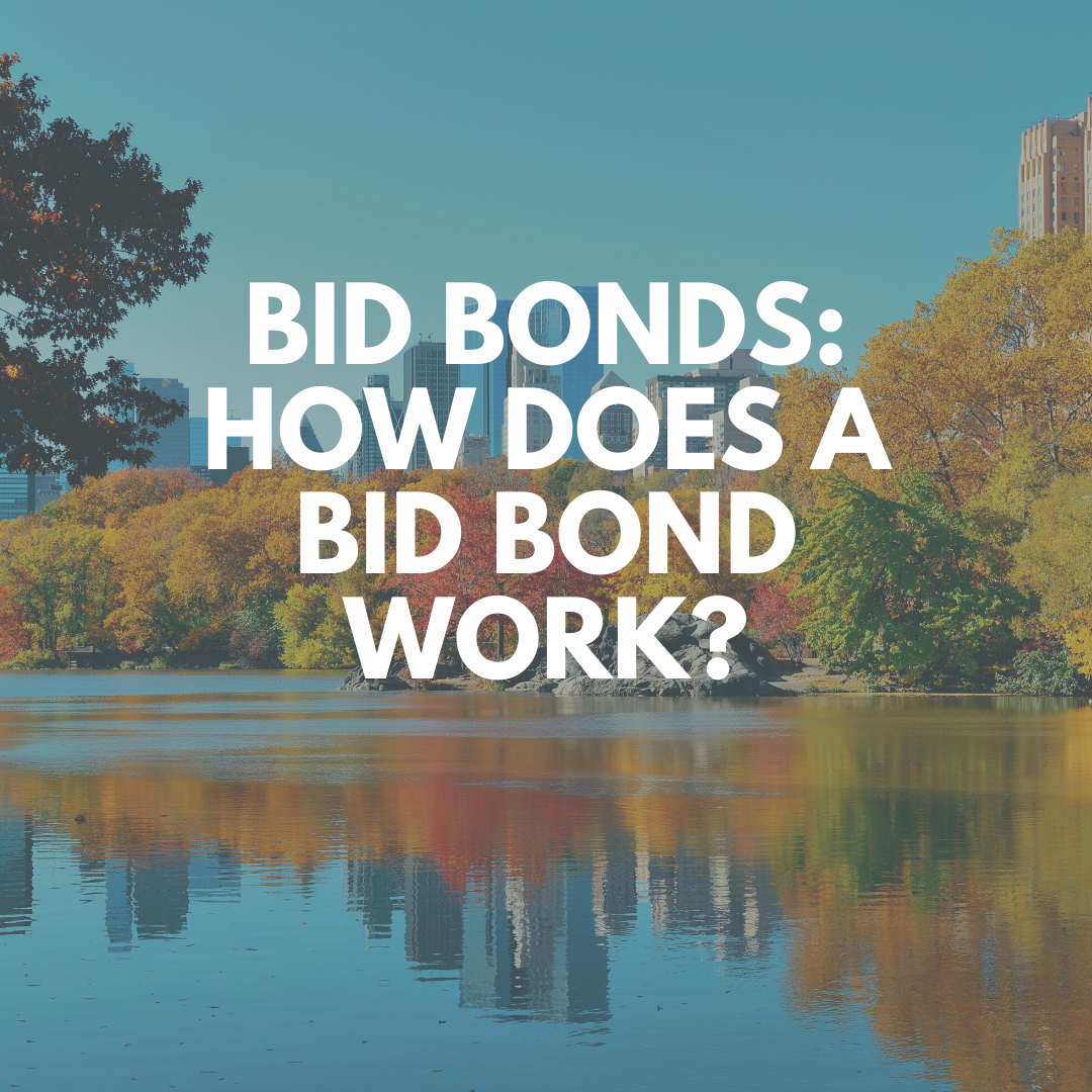 bid bond - what is a bid bond - view of a lake 