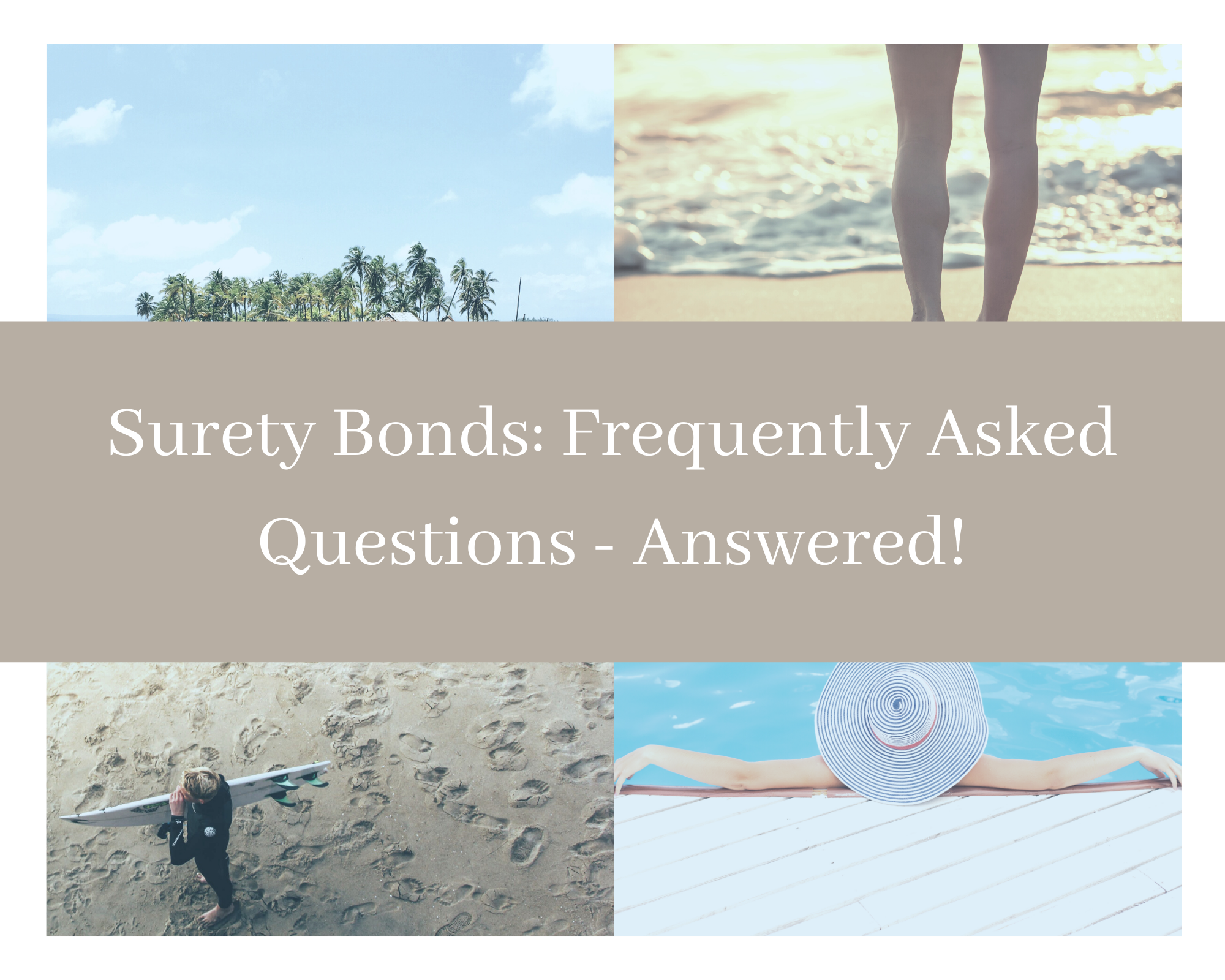 surety bonds - what happens if someone makes a claim on my bond - beach photos
