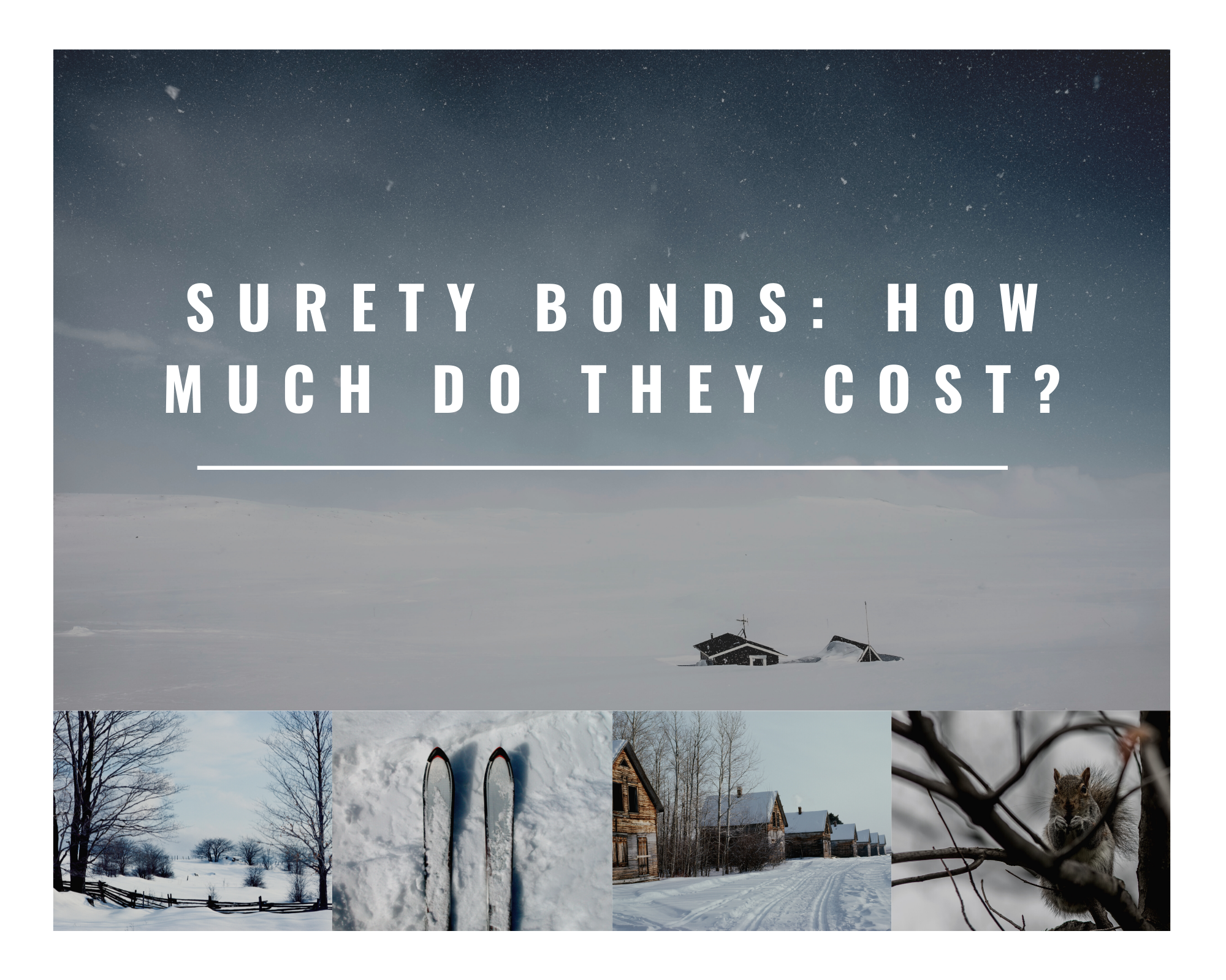 surety bonds - what is the cost of a surety bond - winter in canada