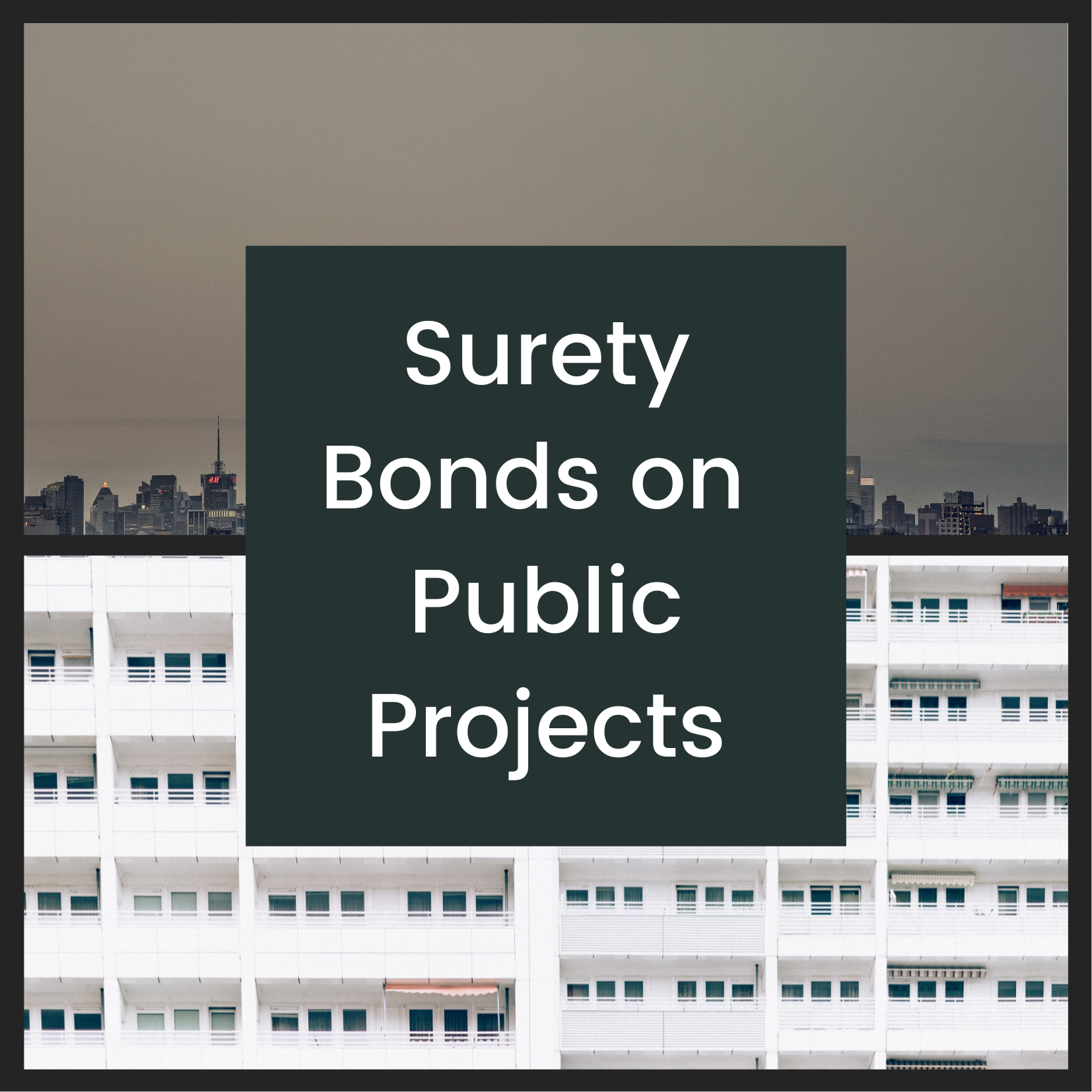 surety bonds - is a surety bond needed for public projects - outdoor of a white building with a lot of windows