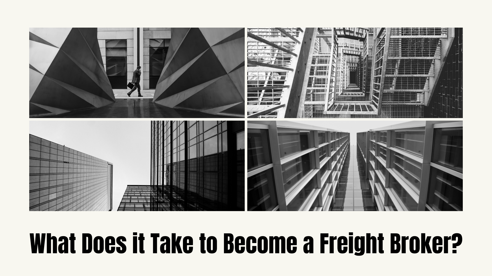 surety bond - What is the role of a freight broker - different buildings in gray scale