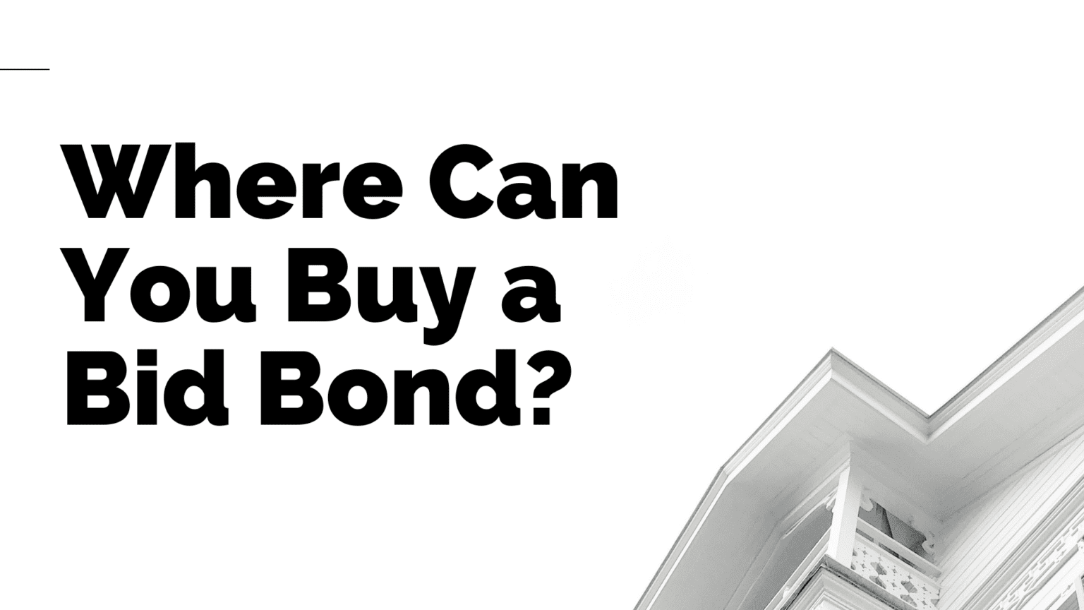 Where Can You Buy A Bid Bond 