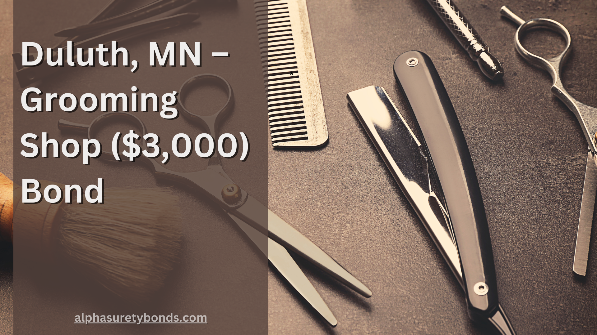 Duluth, MN – Grooming Shop ($3,000) Bond