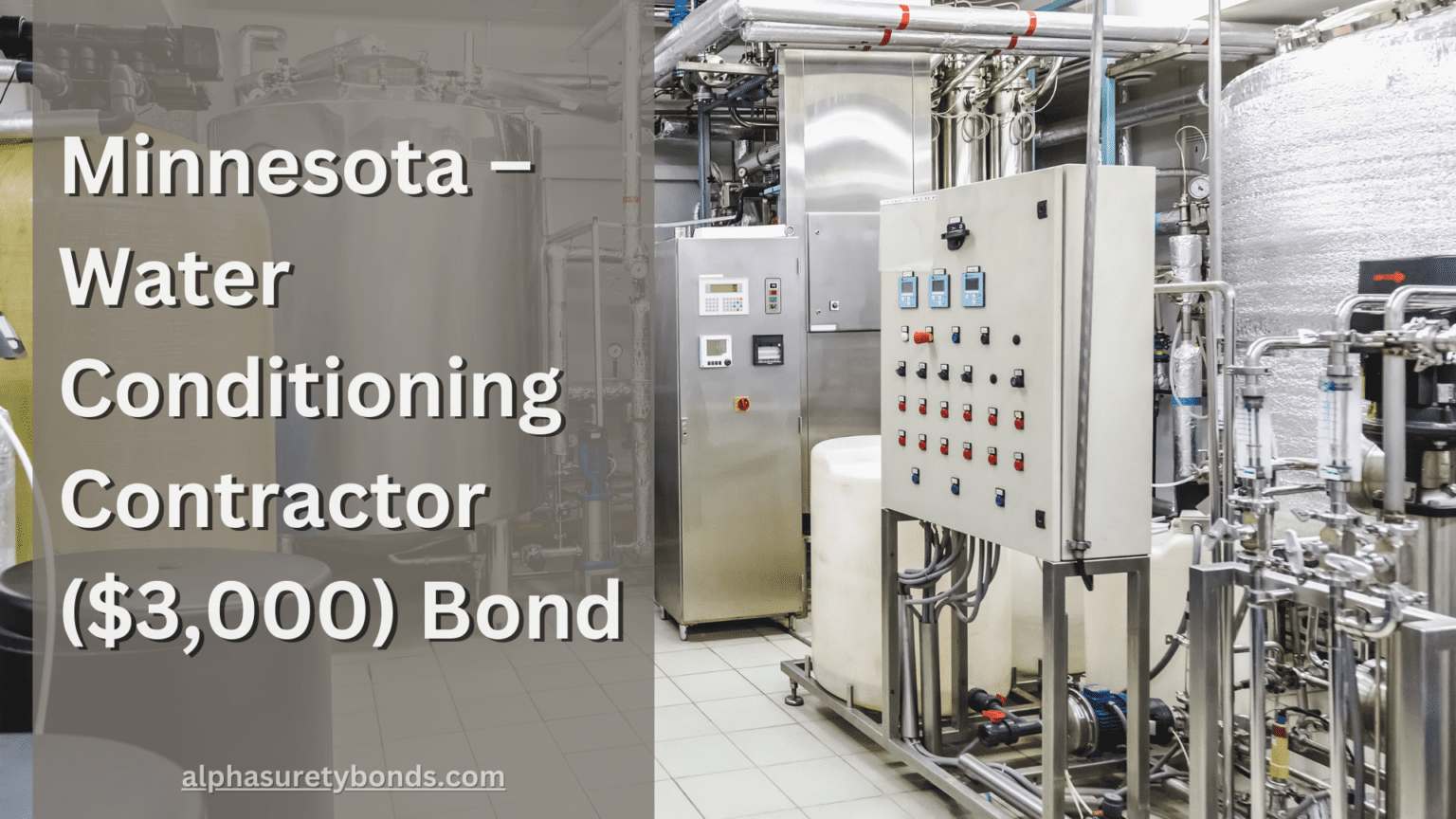 Minnesota Water Conditioning Contractor (3,000) Bond