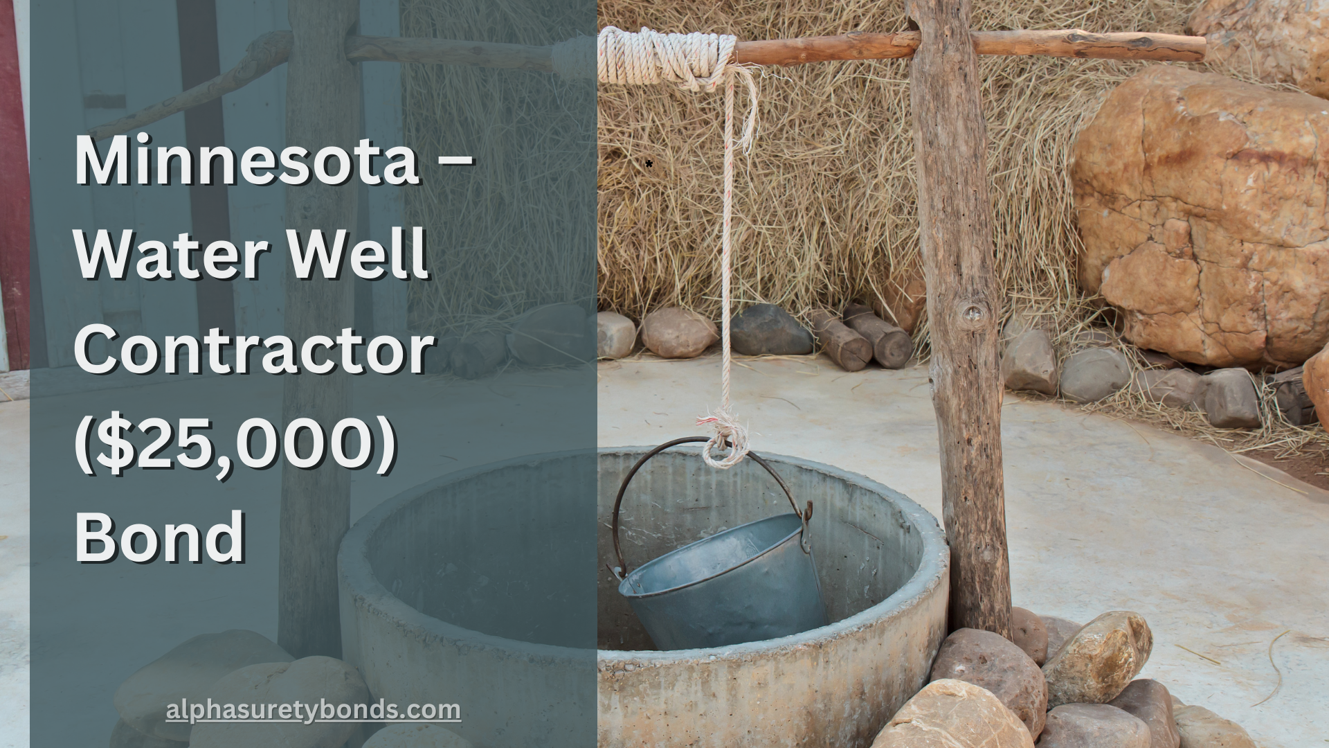 Minnesota – Water Well Contractor ($25,000) Bond