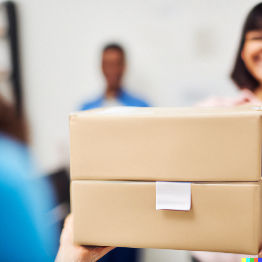 Warren MI Salesperson Bond - Picture of boxes being delivered